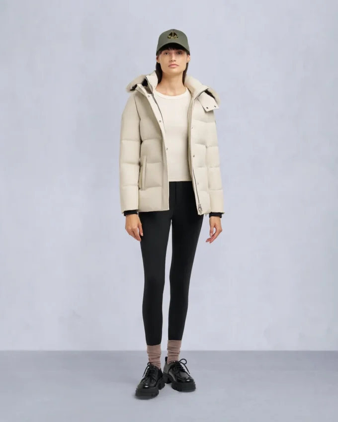 Cloud Shearling Trim 3Q-jas