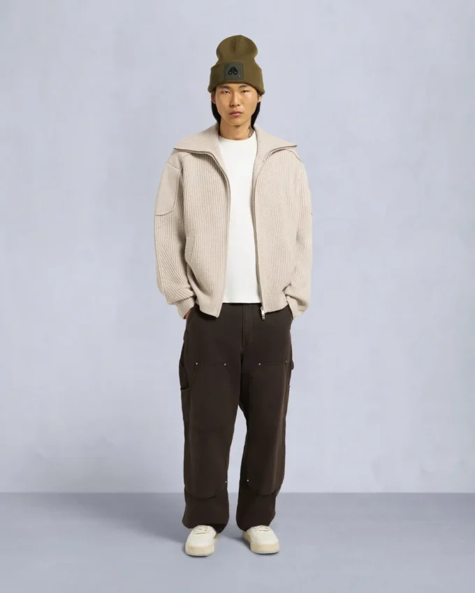 Colson sweater met volledige ritssluiting