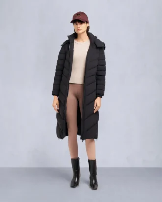 Cooper Lake parka met schapenvachtrand