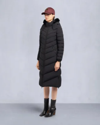 Cooper Lake parka met schapenvachtrand