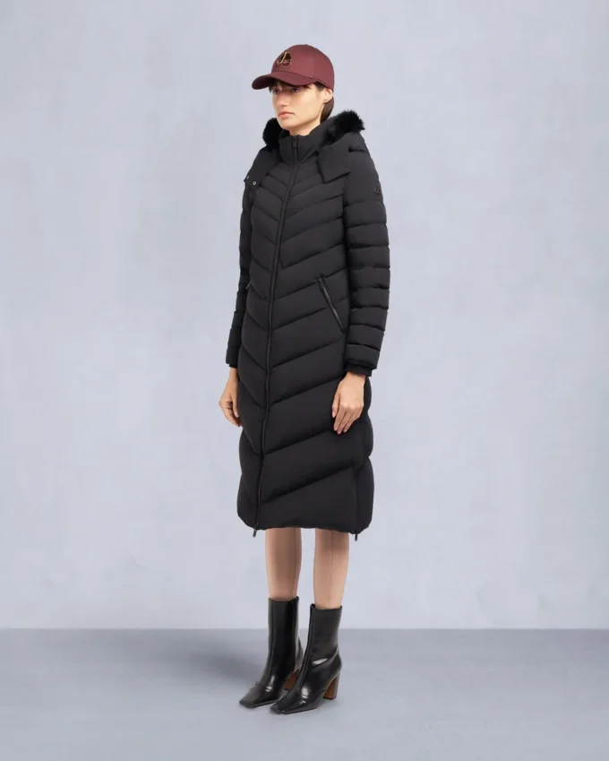 Cooper Lake parka met schapenvachtrand