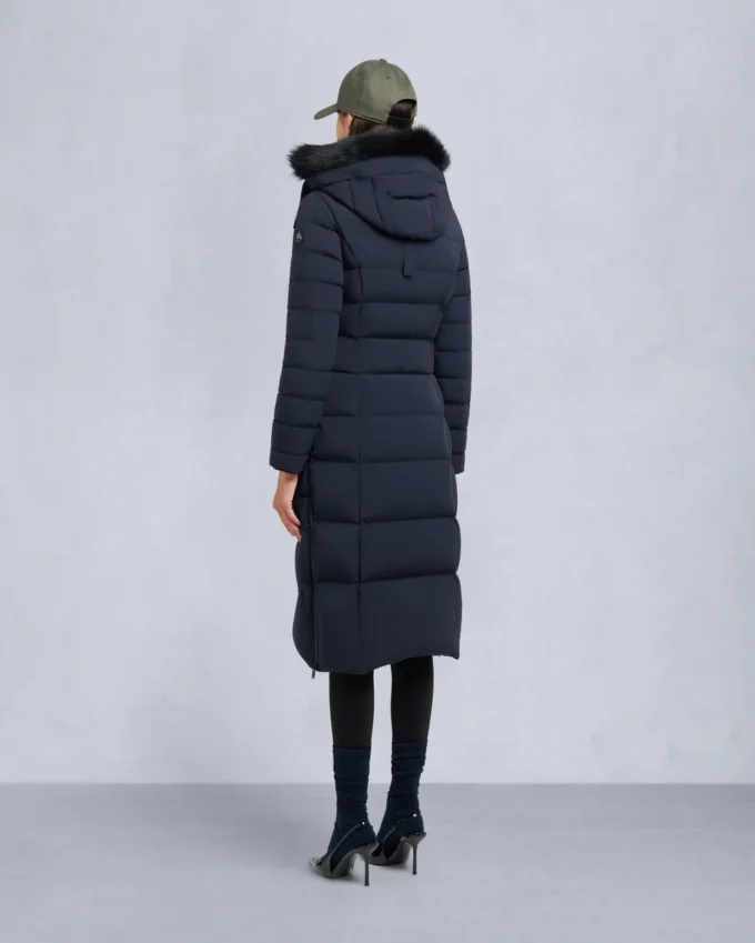 Cooper Lake parka met schapenvachtrand