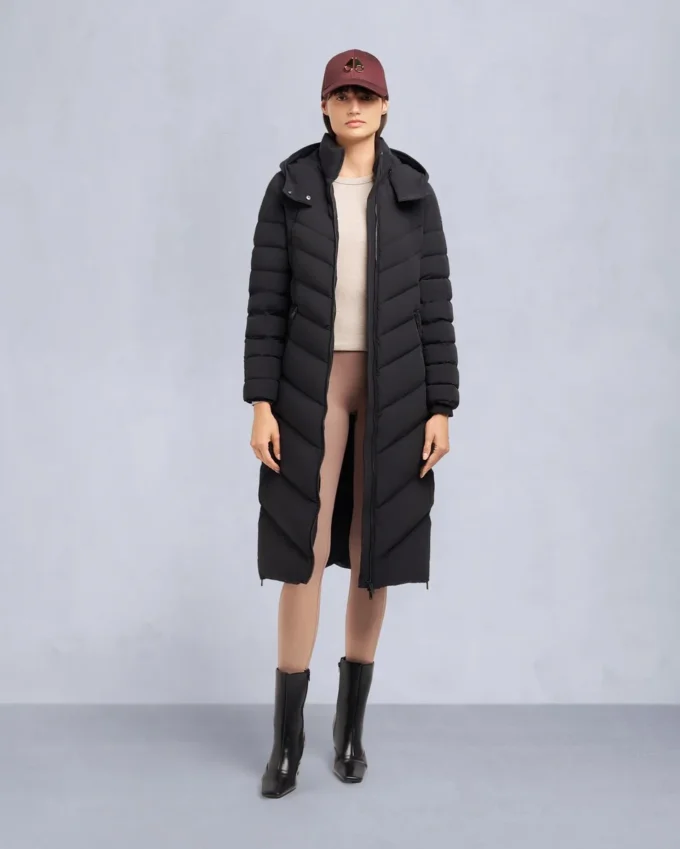 Cooper Lake parka met schapenvachtrand