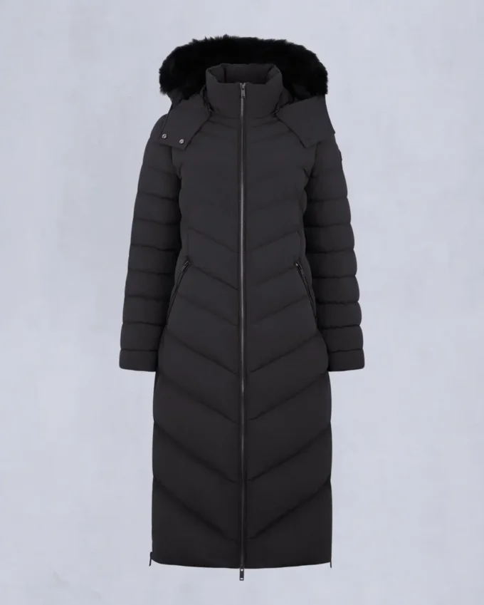 Cooper Lake parka met schapenvachtrand