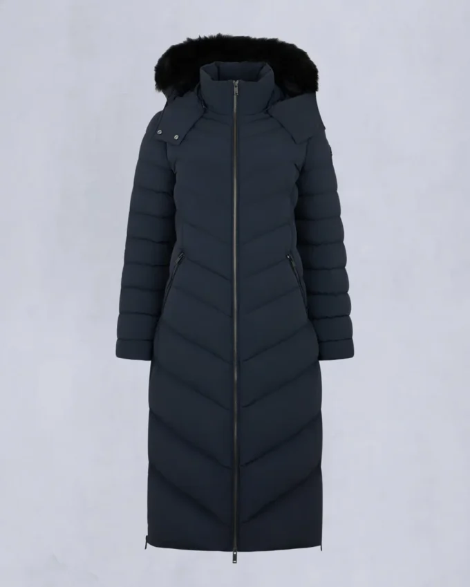 Cooper Lake parka met schapenvachtrand