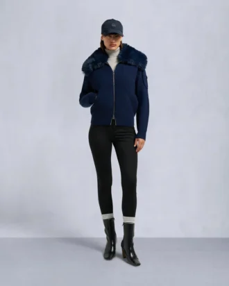 Corina sweater met volledige ritssluiting