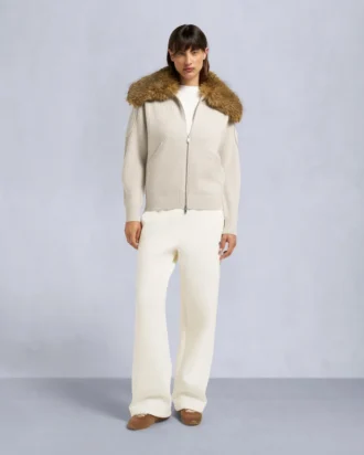 Corina sweater met volledige ritssluiting