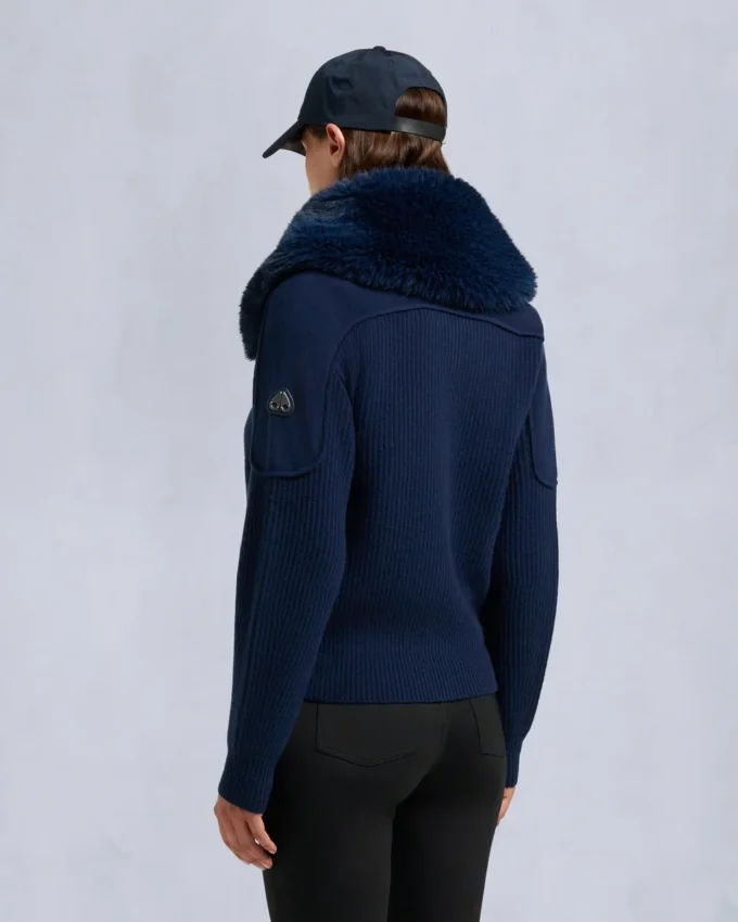 Corina sweater met volledige ritssluiting