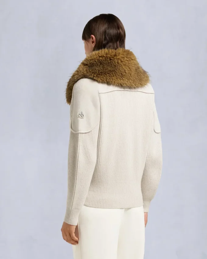 Corina sweater met volledige ritssluiting