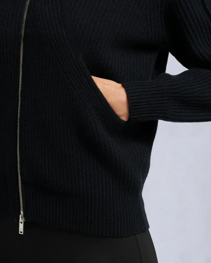 Corina sweater met volledige ritssluiting