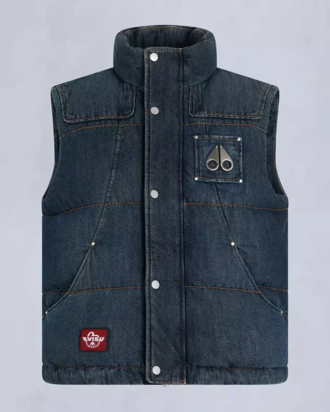Evisu X Moose Denim Everest Puffer Vest