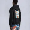Evisu X Moose pullover hoodie