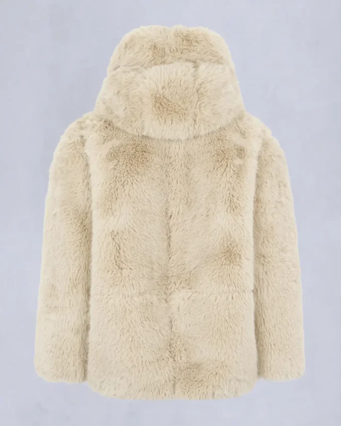 Gold Series Jade jas van imitatiebont