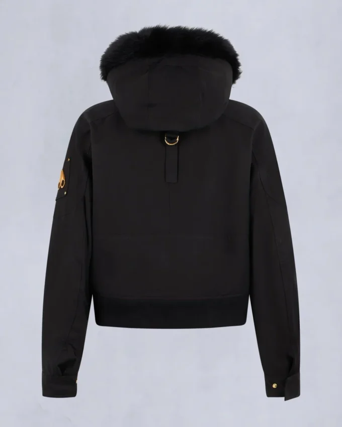 Gold Series Logan Shearling Trim Bomber Jacket