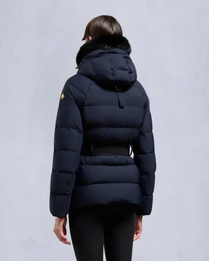 Gold Series Nyluxe Cambria Shearling Trim Jacket