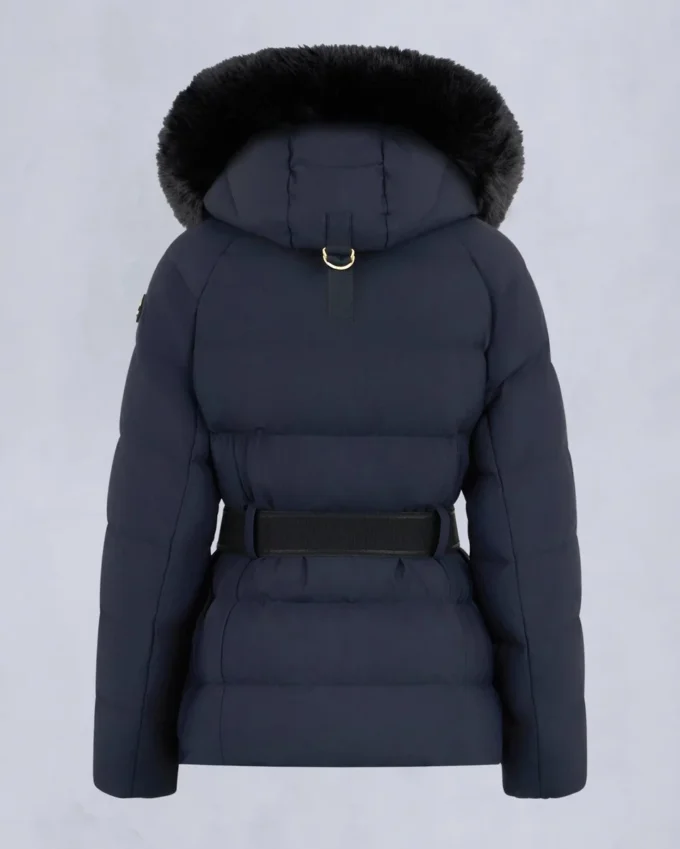 Gold Series Nyluxe Cambria Shearling Trim Jacket