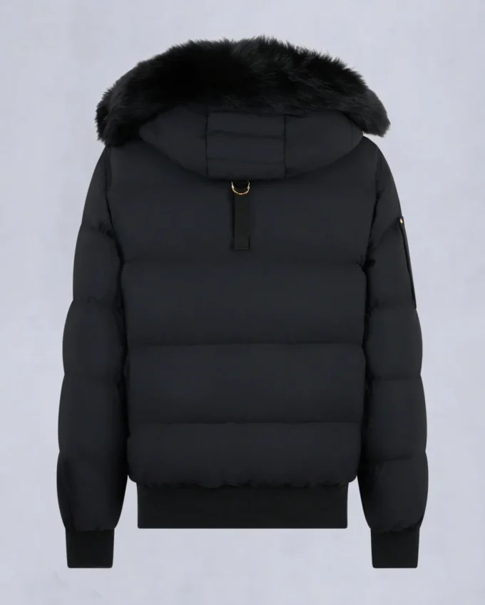 Gold Series Nyluxe Stagg Shearling Trim Bomber