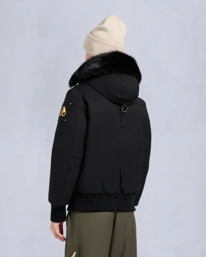 Gold Series Original Sainte Flavie bomberjack met schapenvachtrand