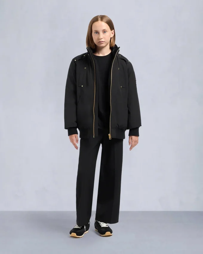 Kids Unisex Original Gold Series Bomberjack met schapenvachtrand