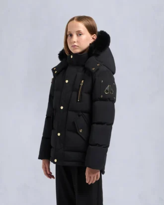 Kids Unisex Original Gold Series Shearling Trim 3Q Jacket