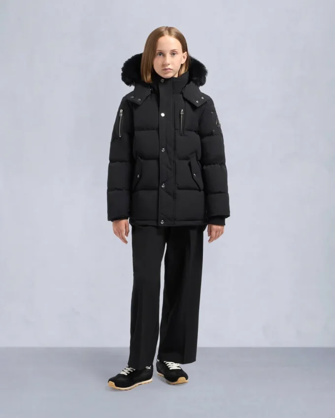 Kinder unisex Original Shearling Trim 3Q-jas