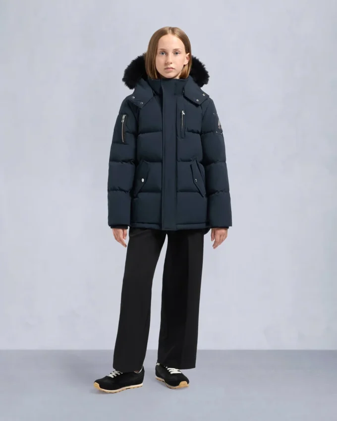 Kinder unisex Original Shearling Trim 3Q-jas