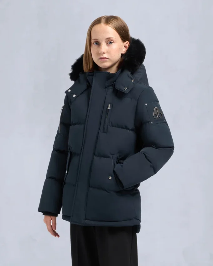 Kinder unisex Original Shearling Trim 3Q-jas