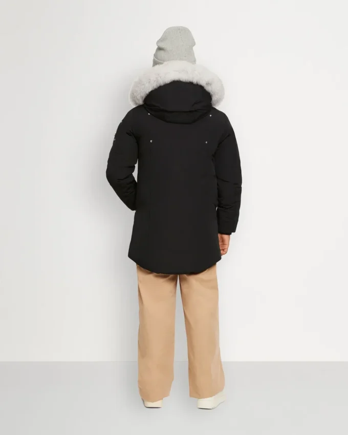 Kinderparka met schapenvachtrand, unisex
