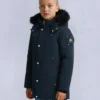Kinderparka met schapenvachtrand, unisex