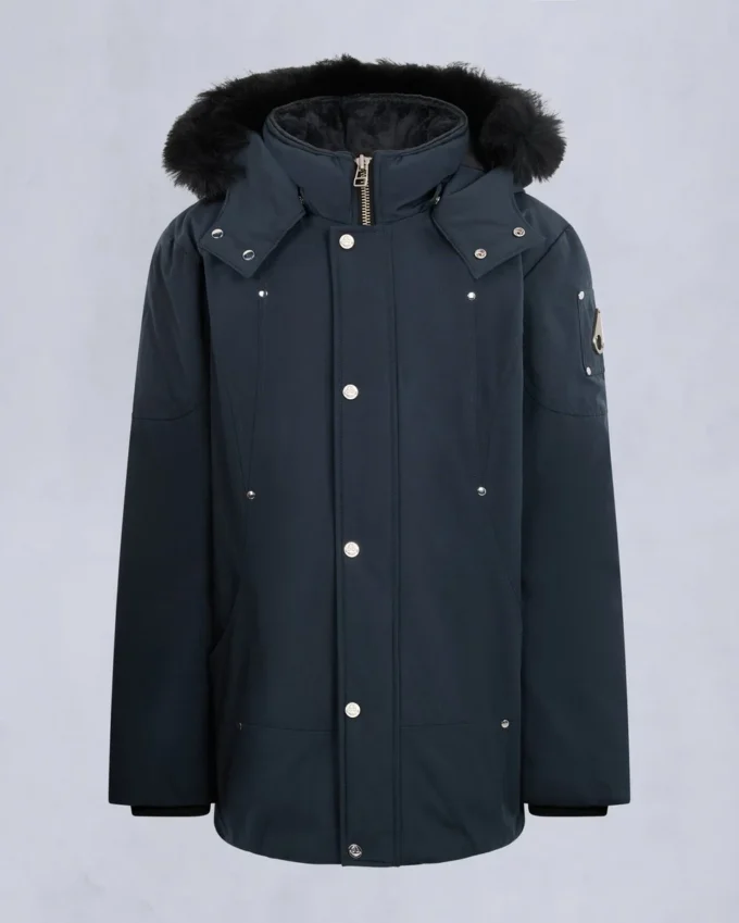 Kinderparka met schapenvachtrand, unisex