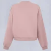 Mix Media sweatshirt met ronde hals