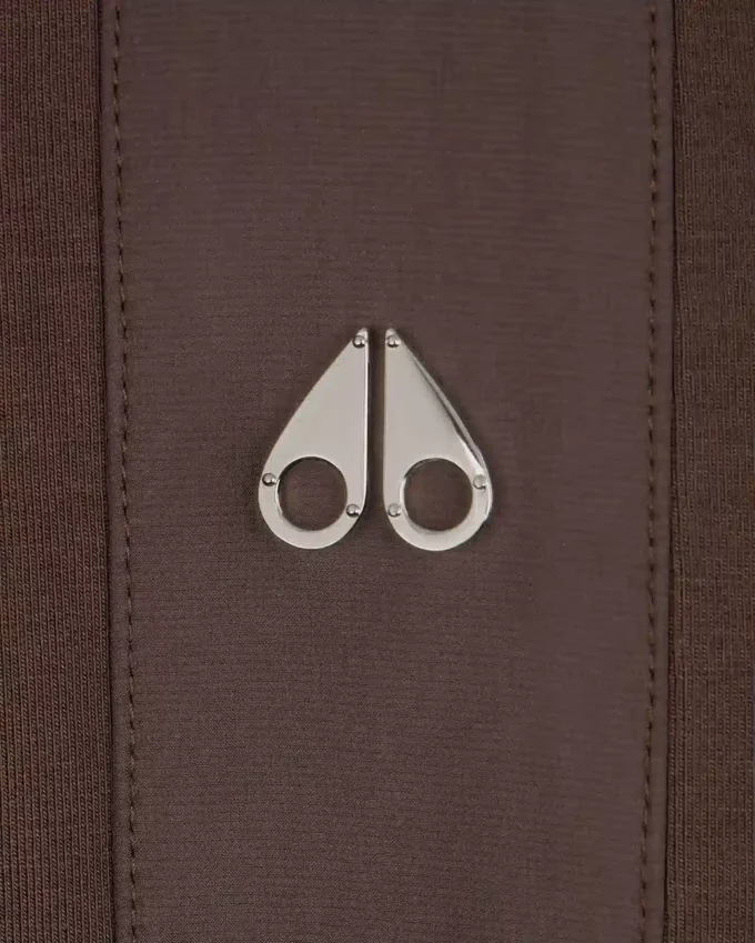 Mix Media-trui met kwartritssluiting