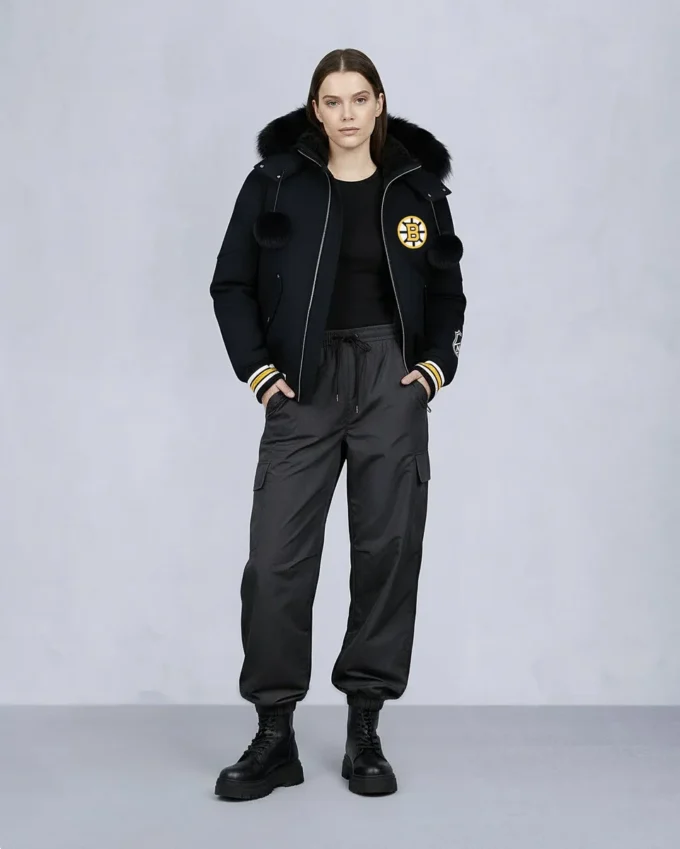 Nhl X Moose Knuckles Bruins bomberjack