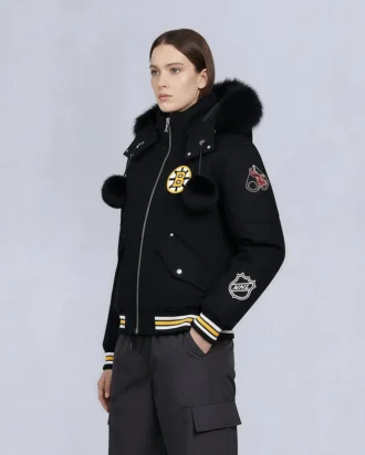 Nhl X Moose Knuckles Bruins bomberjack