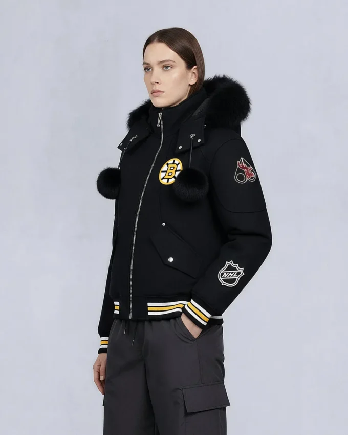 Nhl X Moose Knuckles Bruins bomberjack