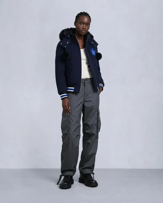 Nhl X Moose Knuckles Maple Leafs bomberjack