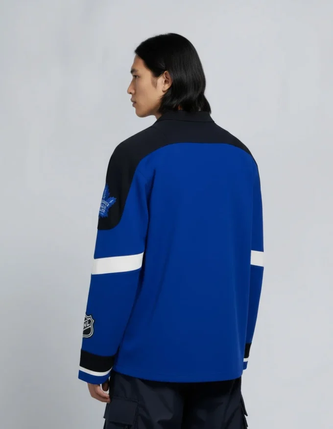 Nhl X Moose Knuckles Maple Leafs Polo