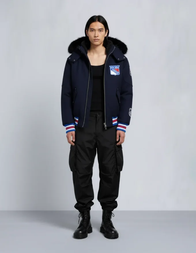 Nhl X Moose Knuckles Rangers bomberjack