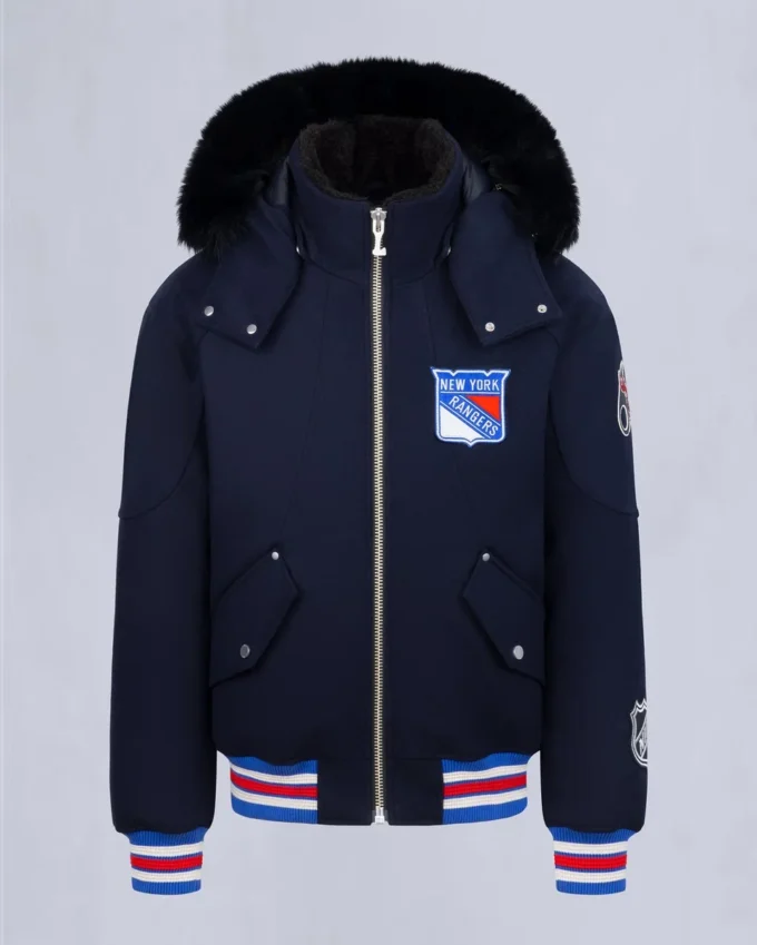 Nhl X Moose Knuckles Rangers bomberjack