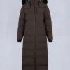 Nyluxe Chelia parka met schapenvachtrand