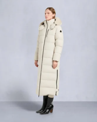 Nyluxe Chelia parka met schapenvachtrand