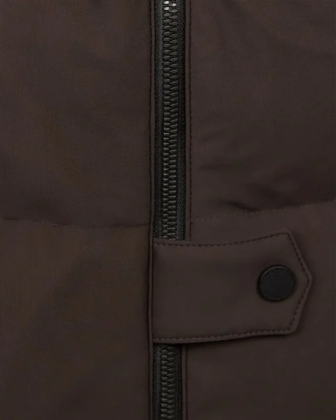 Nyluxe Chelia parka met schapenvachtrand