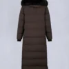 Nyluxe Chelia parka met schapenvachtrand