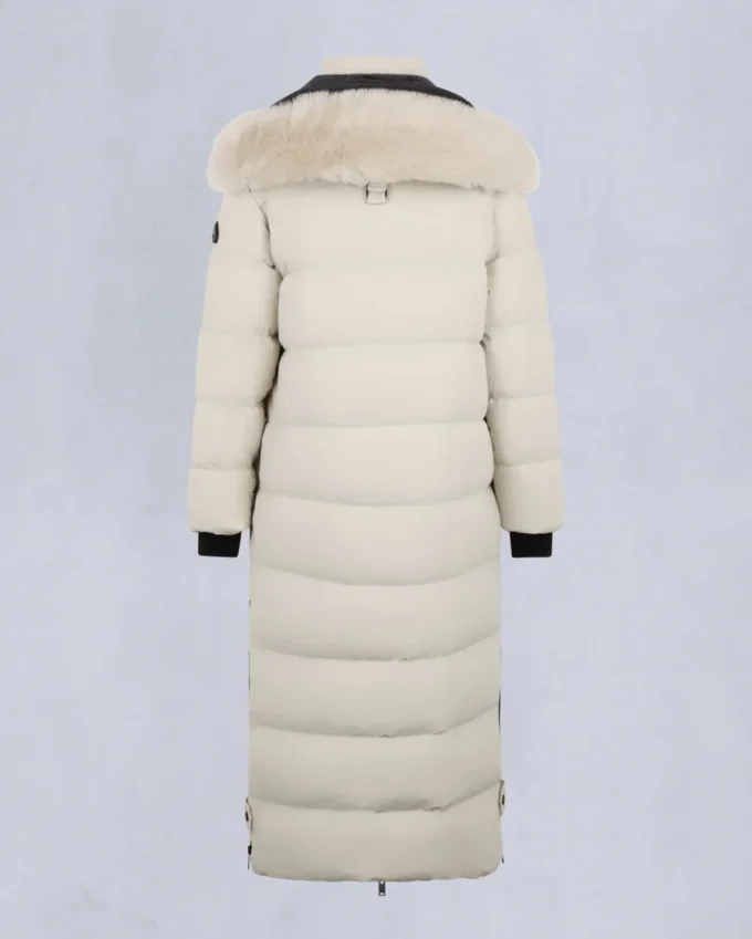 Nyluxe Chelia parka met schapenvachtrand