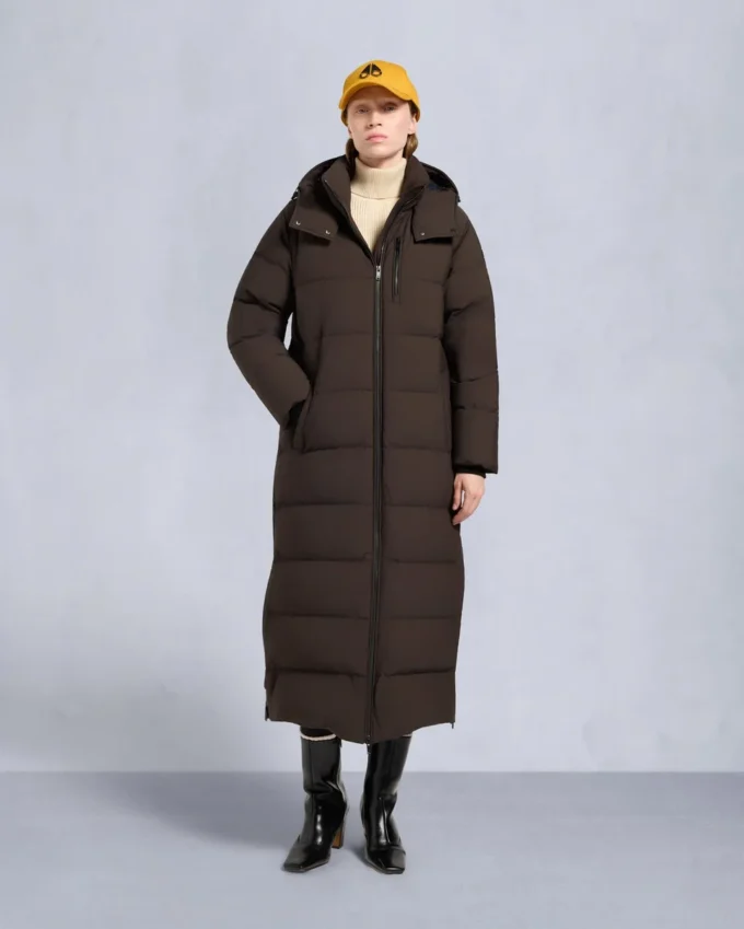 Nyluxe Chelia parka met schapenvachtrand