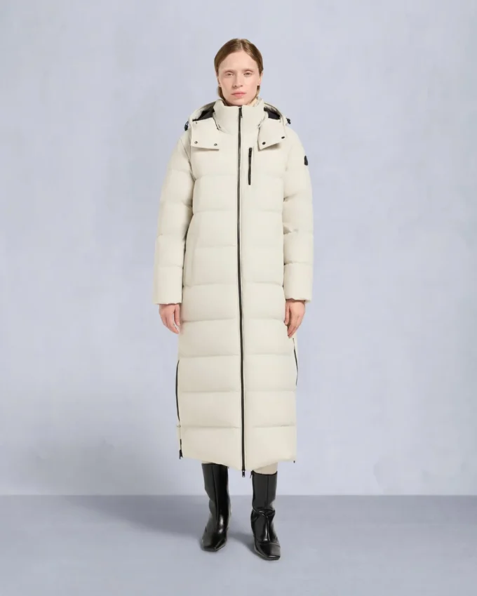 Nyluxe Chelia parka met schapenvachtrand
