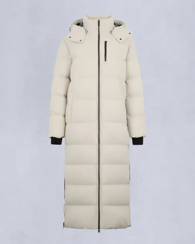 Nyluxe Chelia parka met schapenvachtrand