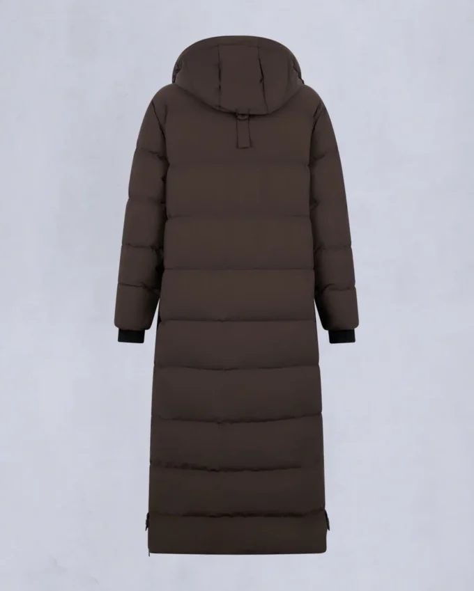 Nyluxe Chelia parka met schapenvachtrand