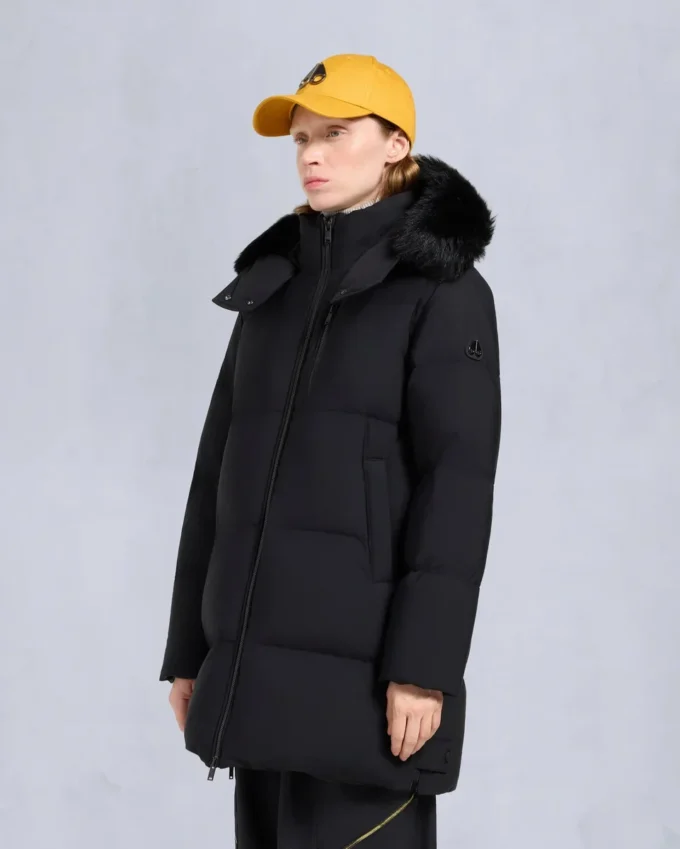 Nyluxe Chelia Shearling Trim 3Q-jas