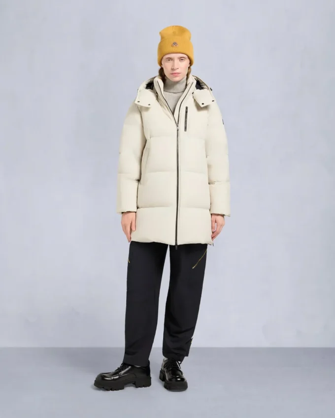 Nyluxe Chelia Shearling Trim 3Q-jas